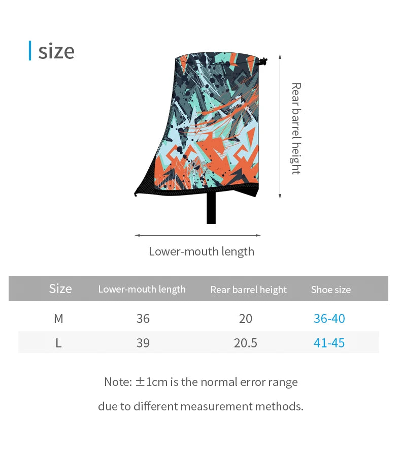 AONIJIE E4417 Unisex Trail Running Gaiters Sandproof Protective Shoe Covers